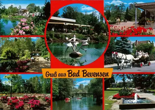 Ansichtskarte Bad Bevensen Kuranlagen 1995