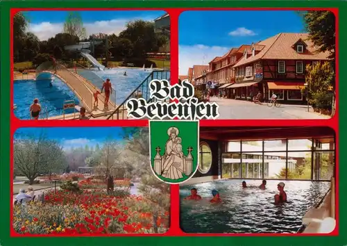 Bad Bevensen Freibad, Fußgängerzone, Kurpark, Schwimmhalle 1995