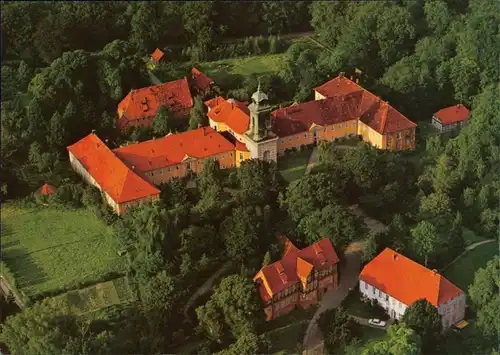 Ansichtskarte Bad Bevensen Luftbild - Kloster Medingen 1995