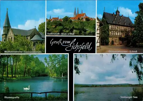 Duderstadt Wallfahrtskirche, Rhumequelle, Seeburger See, Schloss 1995