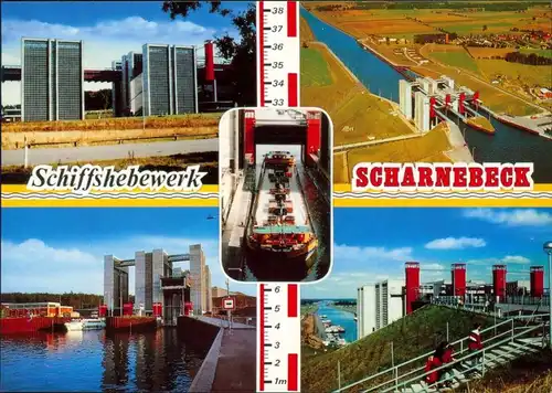 Ansichtskarte Scharnebeck Schiffshebewerk 1996