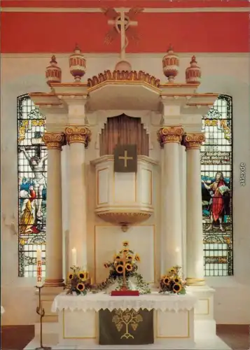 Ansichtskarte Hitzacker (Elbe) St. Johanniskirche - Kanzelaltar 1995