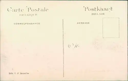 Postkaart Brüssel Bruxelles Vues ensemble - Turm - EXPO 1910 