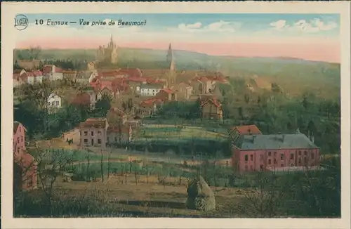 Postkaart Esneux Esneu Vue prise de Beaumont 1926 