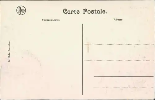 Postkaart Wenduyne Strand - Grand Hotel Belle-Vue 1909 