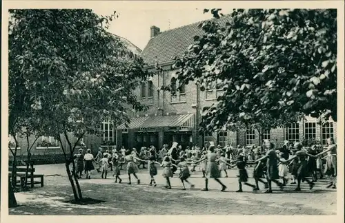 Postkaart Ravels Open-lucht-school - Sport 1929 