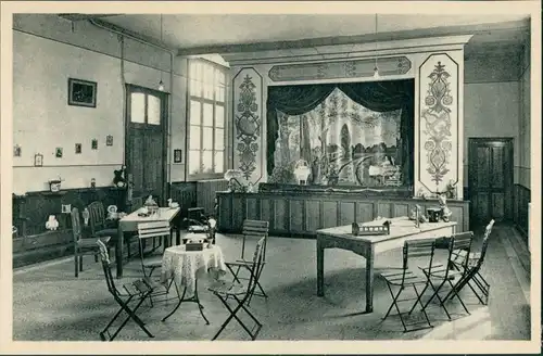 Postkaart Ravels Open-lucht-school - Theaterraum 1929 