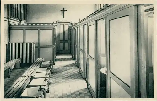 Postkaart Ravels Open-lucht-school - Bad 1929 