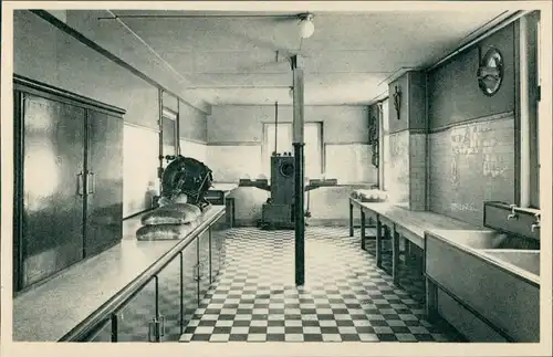 Postkaart Ravels Open-lucht-school, Küche 1929 