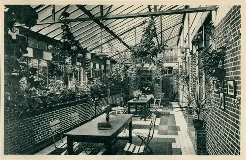 Postkaart Ravels Open-lucht-school, Wintergarten 1929