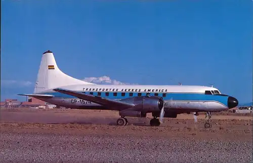  Convair 440-86 Metropolitan Transportes Aereos America at La Paz 1986