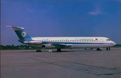 Ansichtskarte  Marmara Hava Yollari BAe One-eleven TC-JCP 1990