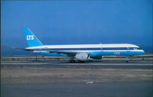 Ansichtskarte  ITS Boeing 757-2G5 D-AMUR Flugzeug 1990