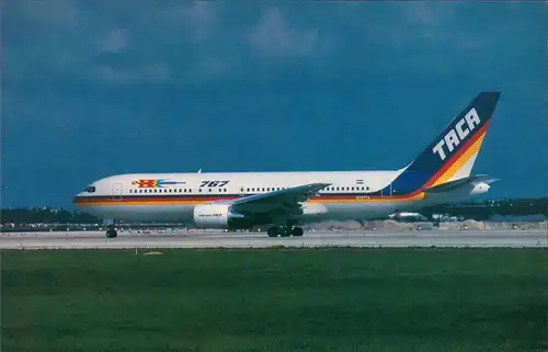 Ansichtskarte  TACA Boeing 767-251 N767TA Flugzeug 1990