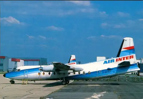 Orly AIR INTER Fokker 27 (F-BPNJ) AIR INTER Fokker 27 (F-BPNJ) Paris Orly 1990