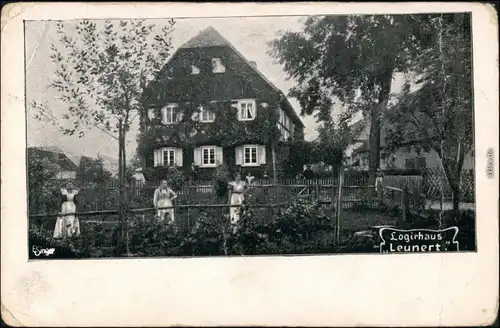 Bad Oppelsdorf Opolno Zdrój Partie am Logierhaus Leunert 1900 Privatfoto