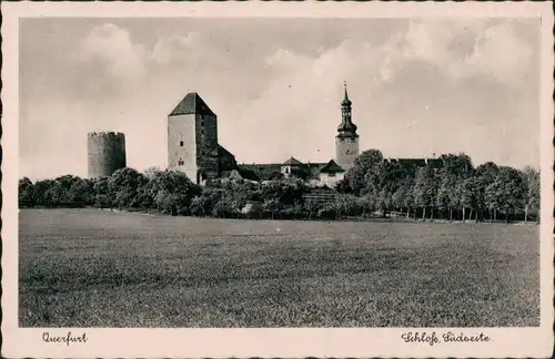 Ansichtskarte Querfurt Schloß - Südseite 1936