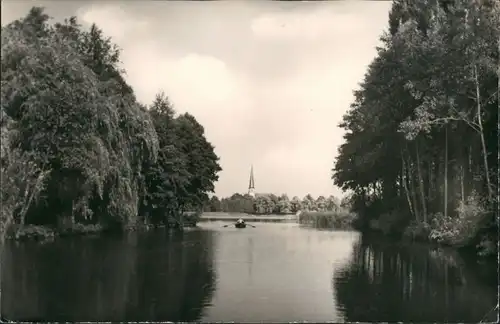 Ansichtskarte Groß Köris Partie am Kanal 1969