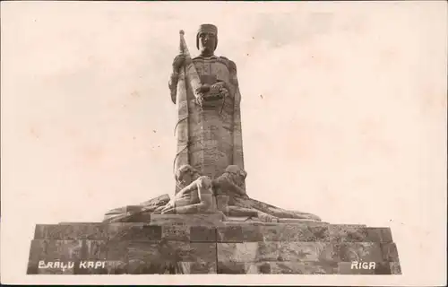 Riga Rīga Ри́га Denkmal - Bralu Kapi 1929 
