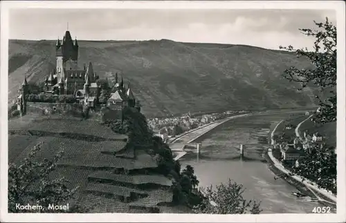 Ansichtskarte Cochem Kochem Blick ins Tal 1937 