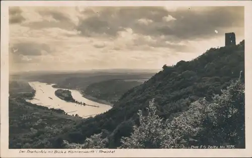 Ansichtskarte Königswinter Drachenfels - Nonnenwerth 1930 