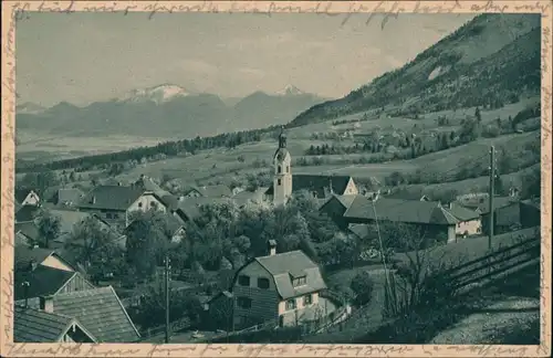 Ansichtskarte Bad Kohlgrub Stadtpartie 1926 