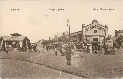 Fokschan Focşani (Foksány) Piata Domneasca/Moldauplatz 1916 
