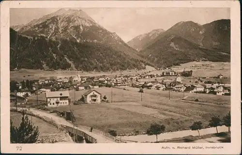 Ansichtskarte Fulpmes Stadt mit Ampferstein - Stubai 1924 