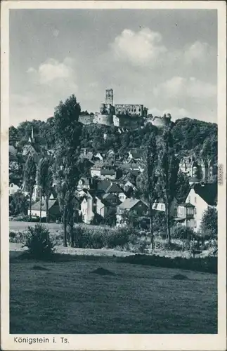 Ansichtskarte Königstein (Taunus) Blick auf die Stadt 1948 