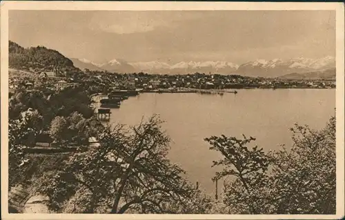 Ansichtskarte Bregenz Stadt zur Blütezeit 1921 