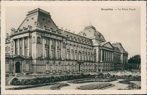 Postkaart Brüssel Bruxelles Le Palais Royal 1935 