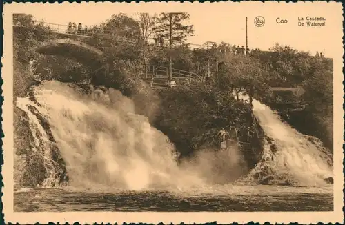 Postkaart Coo Waterfall/Wasserfall 1932 