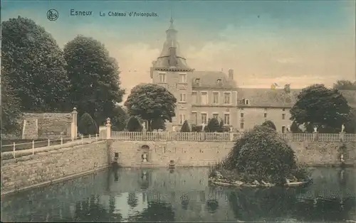 Postkaart Esneux Esneu Le Chateau Avionpults 1911 
