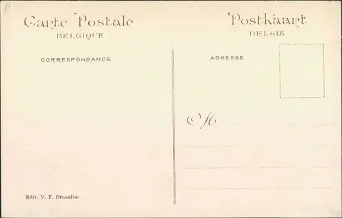 Postkaart Brüssel Bruxelles Pavillon Algerien EXPO 1910 