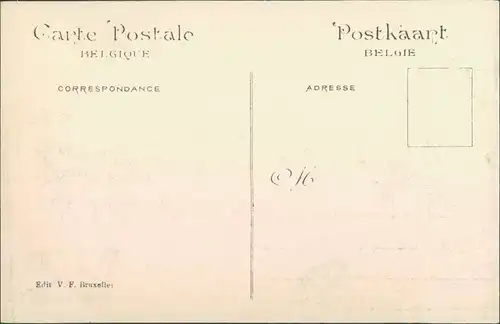 Postkaart Brüssel Bruxelles Entree - Expo 1910 