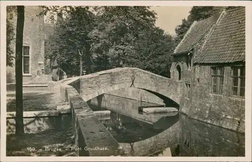 Postkaart Brügge Brugge | Bruges Pont Gruuthuse 1929 