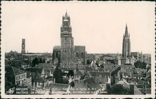 Postkaart Brügge Brugge | Bruges Blick über die Stadt 1931 