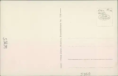 Ansichtskarte Königswinter Blick auf den Ort mit Drachenfels 1932