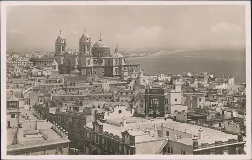 Postales Cadiz Blick über die Stadt 1932 