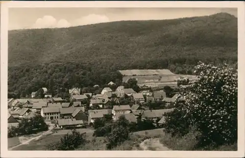 Ansichtskarte Ilfeld-Wiegersdorf Blick auf den Ort 1955
