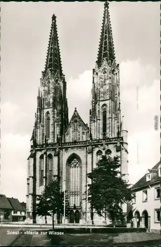 Ansichtskarte Soest Wiesenkirche/Maria zu Weser Kirche 1959