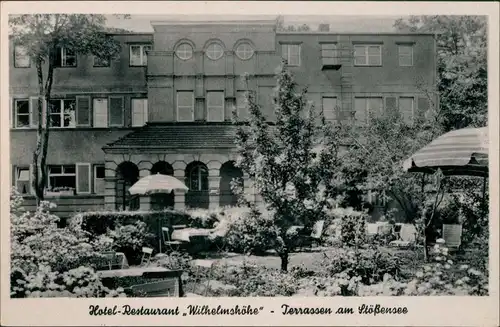 Spandau-Berlin Hotel Restaurant Wilhelmshöhe Terrassen am Stößensee 1932 