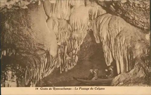 Remouchamps-Aywaille Aiwêye Grottes de Remouchamps: Le Passage du Calypso 1922