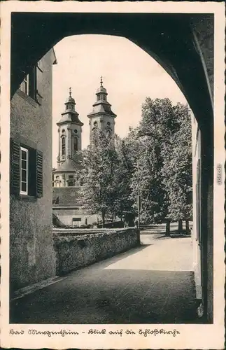 Ansichtskarte Bad Mergentheim Schloßkirche 1930