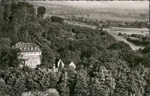 Ansichtskarte Steinbergen-Rinteln Hotel Schloss Arensburg 1955