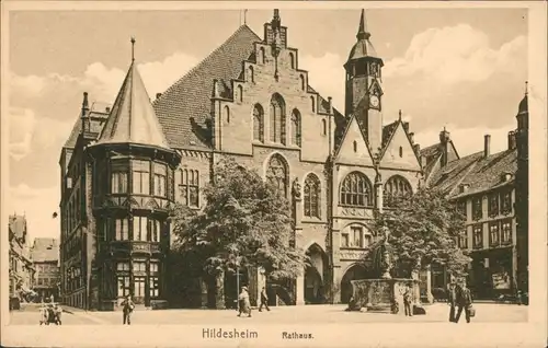 Ansichtskarte Hildesheim Rathaus 1926