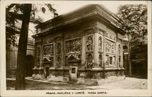 Postcard Prag Praha Loretánská kaple Santa Casa/Loretokapelle 1927
