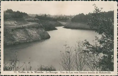 Robertville-Weismes Waimes Vallée de la Warche Le Barrage ancien moulin 1933