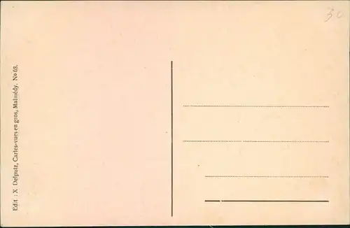 Postkaart Malmedy Malmünd | Måmdey VALLÉE DE LA WARCHE 1929