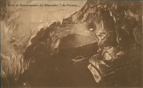 Remouchamps-Aywaille Aiwêye Grottes de Remouchamps: Le débarcadère 1924